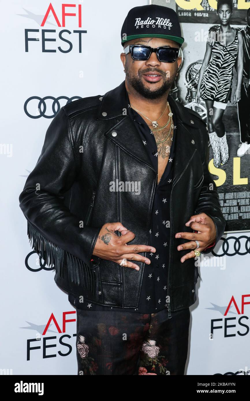 HOLLYWOOD, LOS ANGELES, CALIFORNIA, USA - NOVEMBER 14: The-Dream arrives at the AFI FEST 2019 - Opening Night Gala - Premiere Of Universal Pictures' 'Queen And Slim' held at the TCL Chinese Theatre IMAX on November 14, 2019 in Hollywood, Los Angeles, California, United States. (Photo by Xavier Collin/Image Press Agency/NurPhoto) Stock Photo