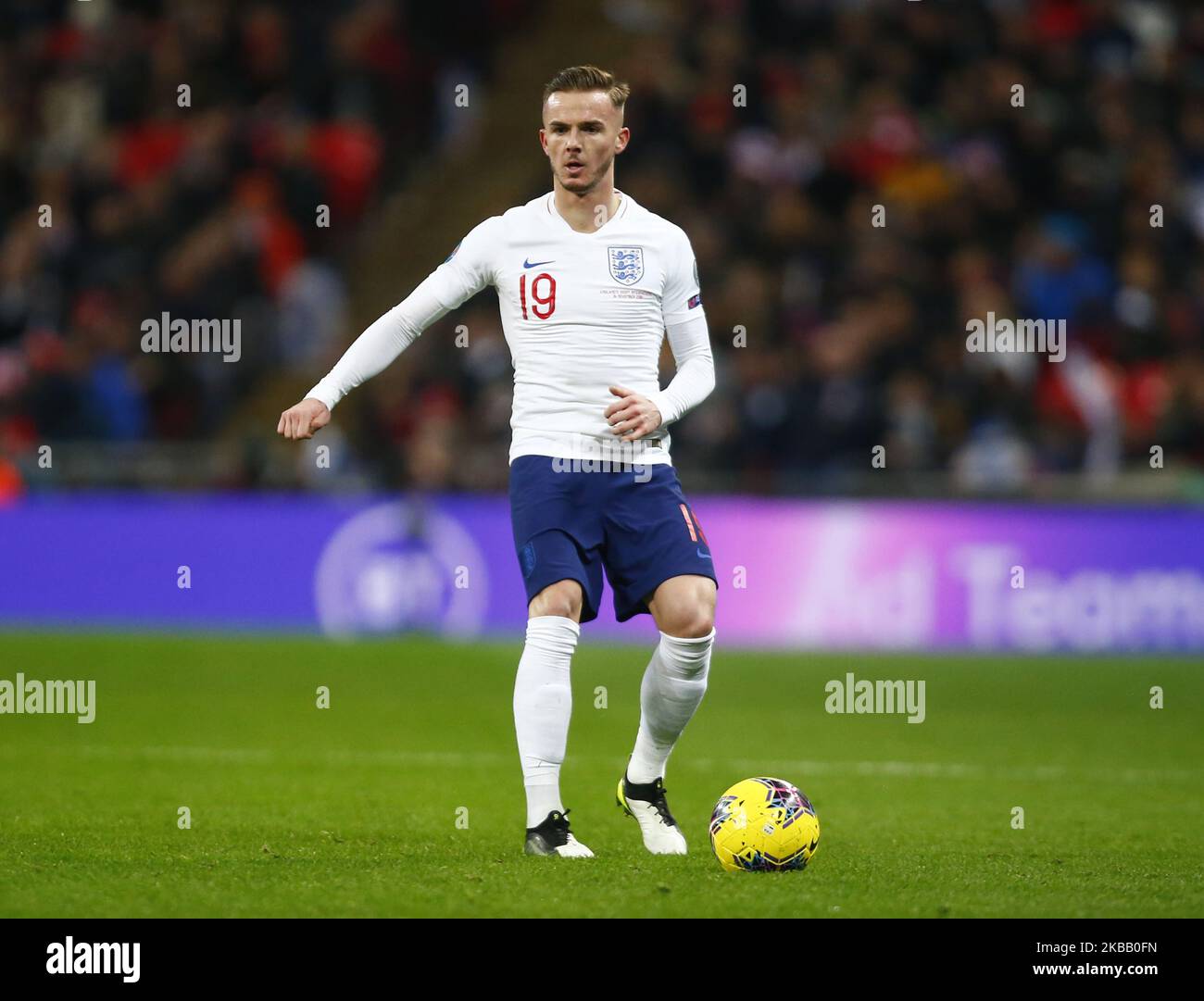 James Maddison Of England During UEFA Euro 2020 Qualifier Between james-maddison-of-england-during-uefa-euro-2020-qualifier-between