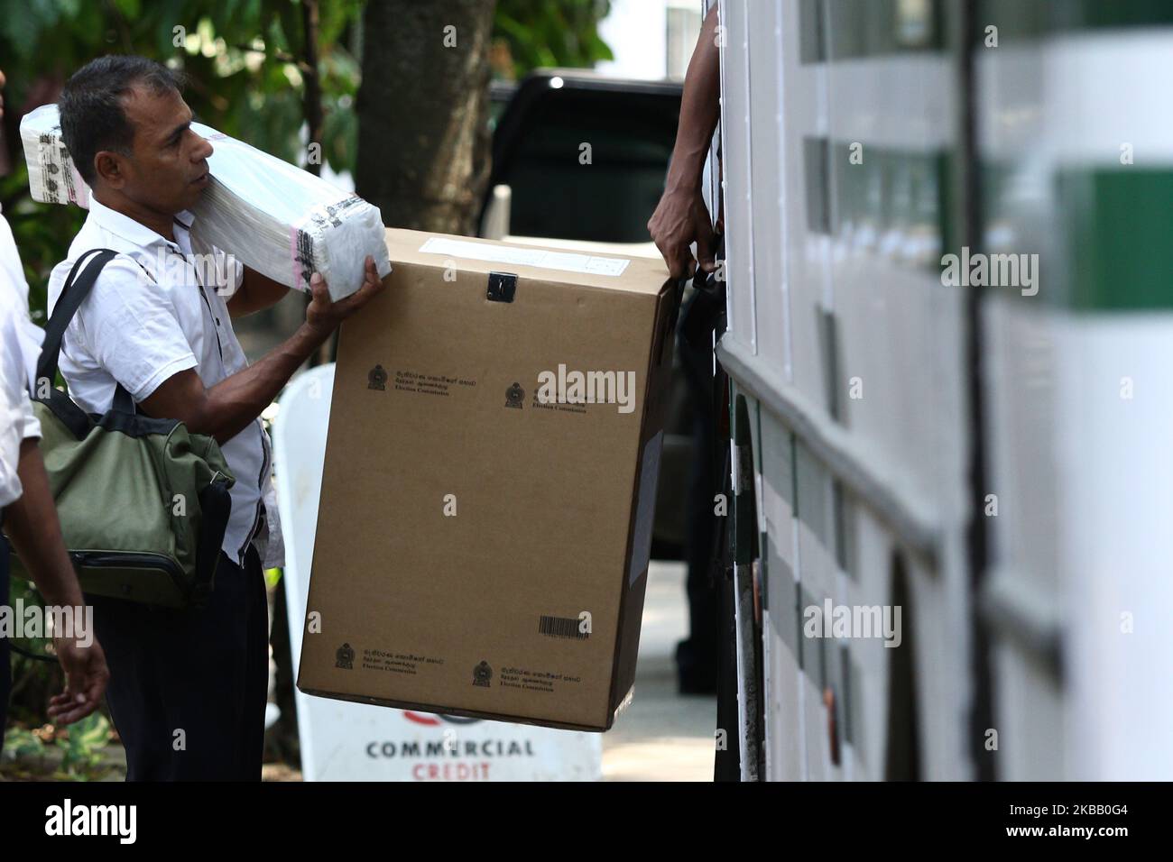 Main election material distribution centers hires stock photography