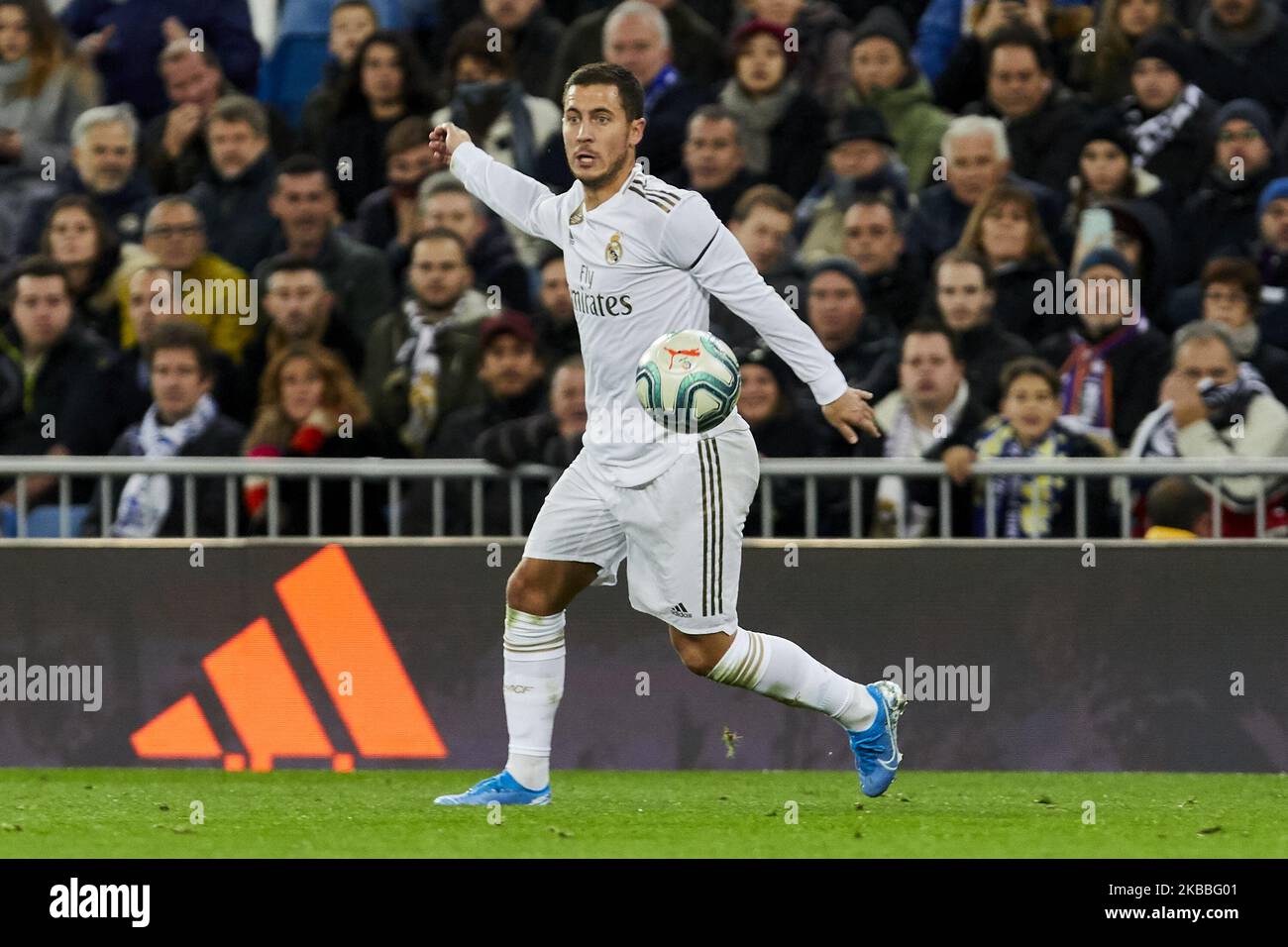 Eden Hazard of Real Madrid during La Liga match between Real Madrid and