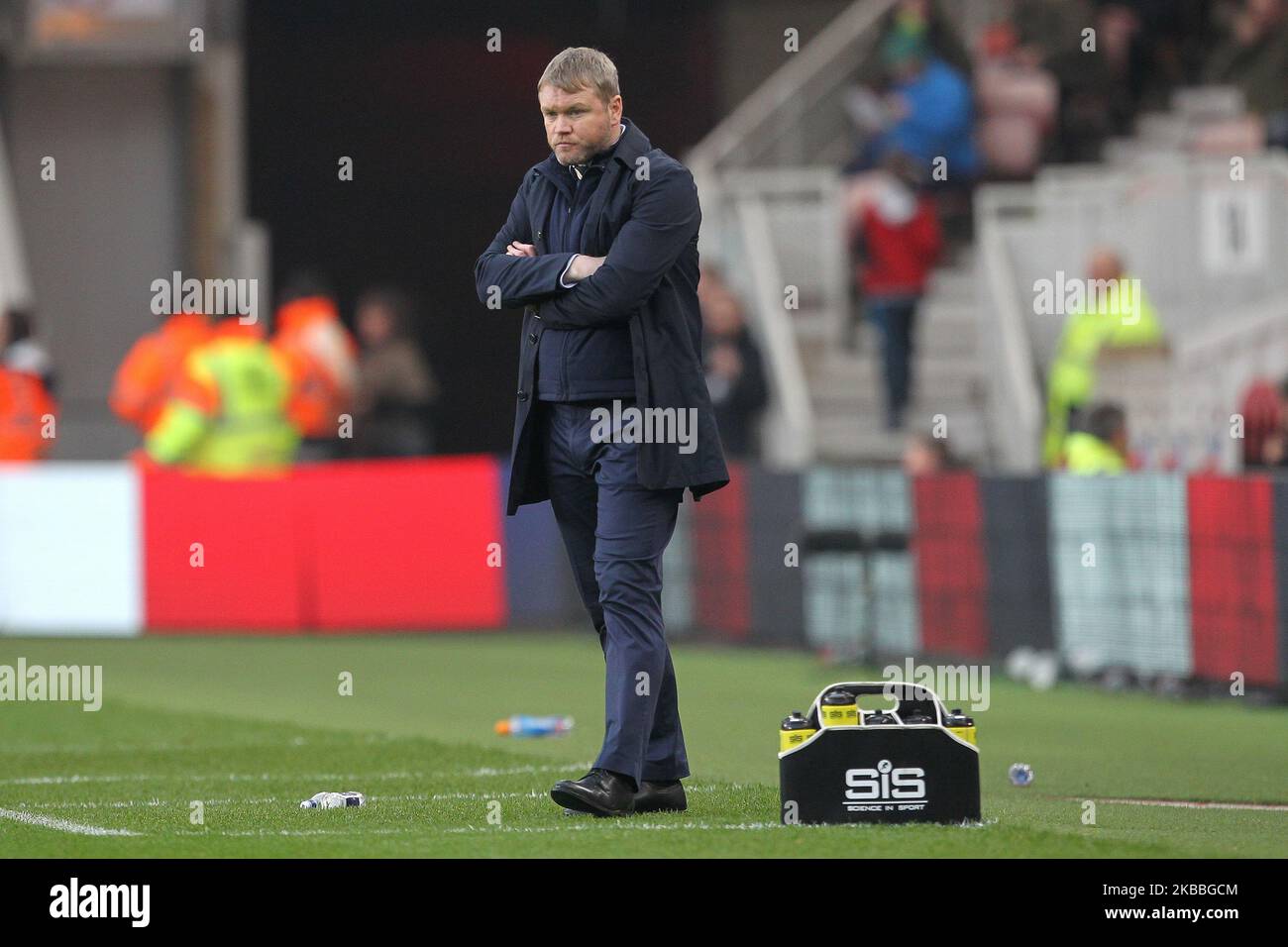 Hull City manager Grant McCann during the Sky Bet Championship match between Middlesbrough and Hull City at the Riverside Stadium, Middlesbrough on Sunday 24th November 2019. (Photo by Mark Fletcher /MI News/NurPhoto) Stock Photo