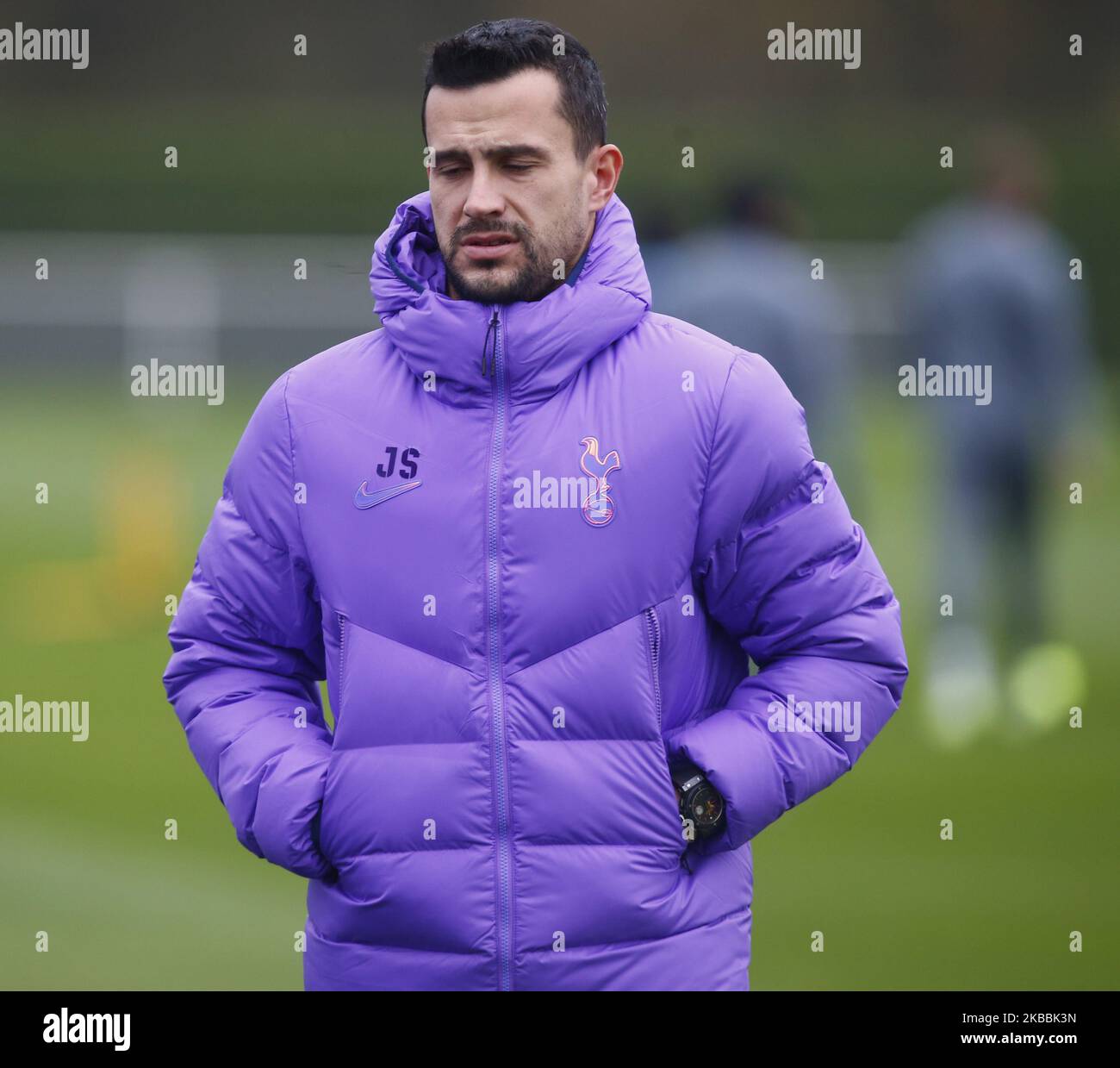 Tottenham Hotspur Assistant Head Coach Joao Sacramento prior to
