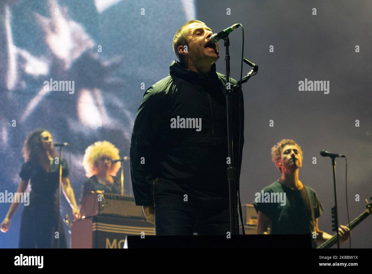 Liam Gallagher performing live at The O2, London 28 November 2019 (Photo by Robin Pope/NurPhoto) Stock Photo