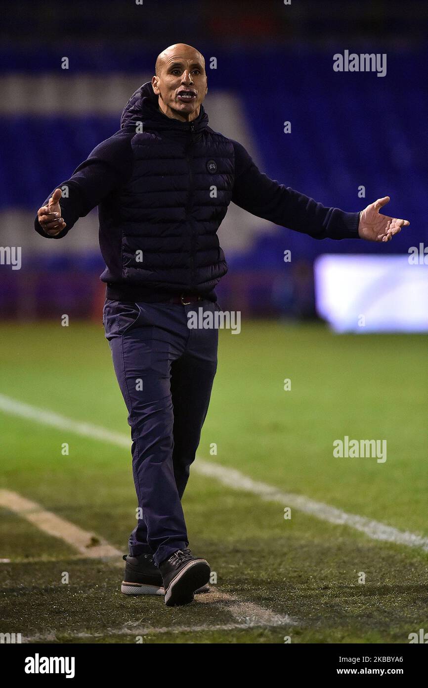 Oldham's Dino Maamria during the FA Cup 2nd Round match between Oldham