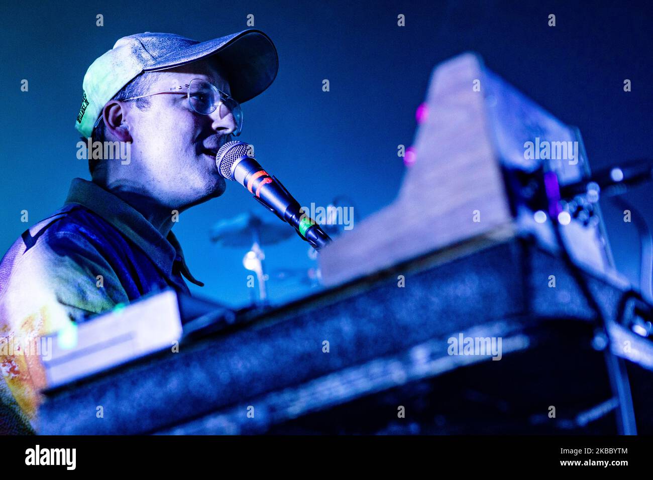 Alexis Taylor of English synthpop band Hot chip performs at Alcatraz