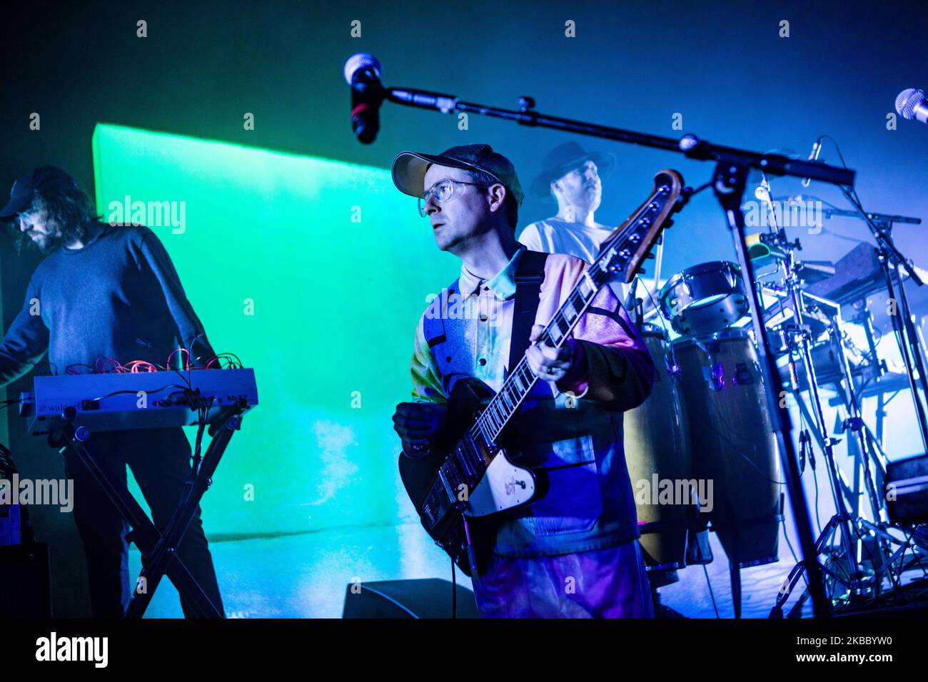 Alexis Taylor of English synthpop band Hot chip performs at Alcatraz