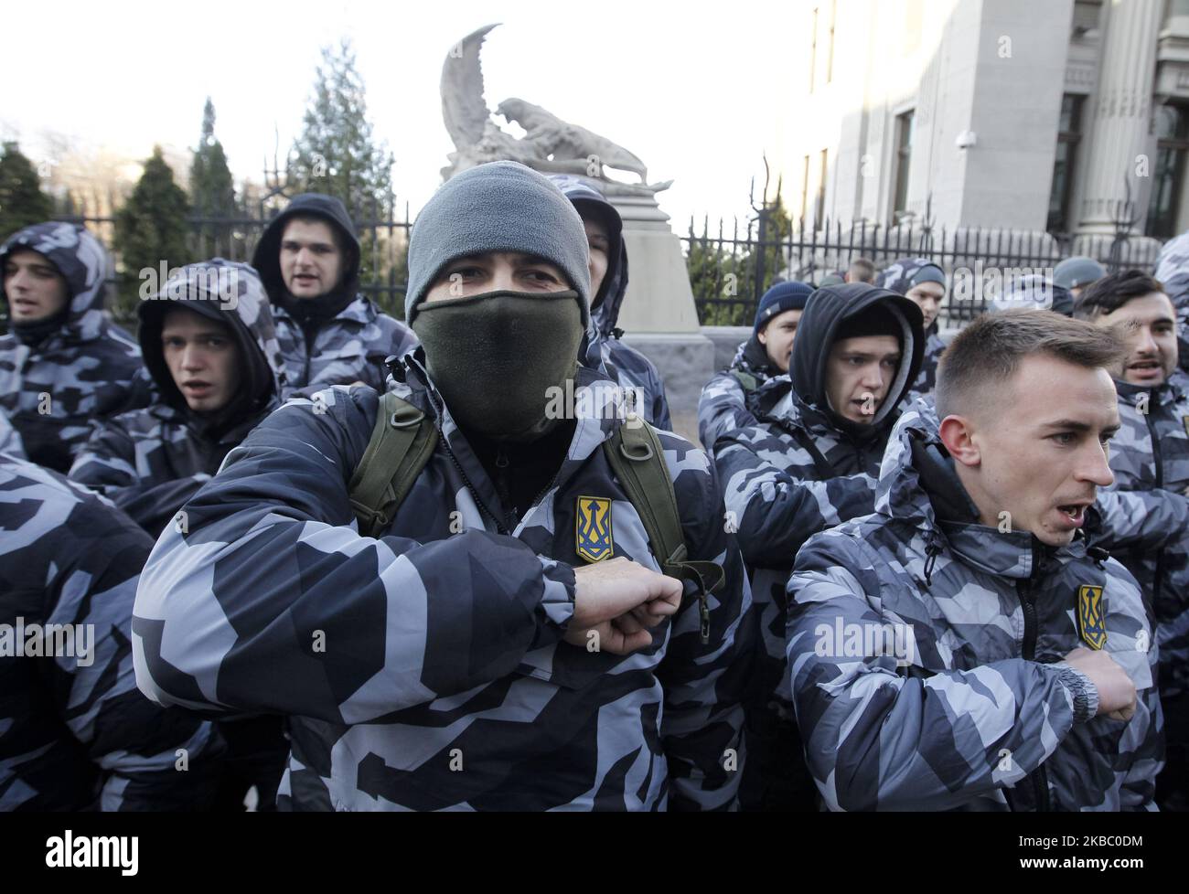 Ukrainian activists of national squad hi-res stock photography and ...