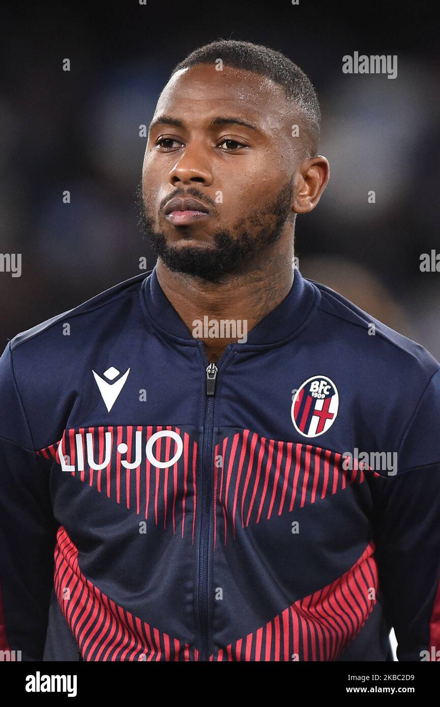 Stefano Denswil of Bologna FC during the Serie A match between SSC Napoli and Bologna FC at Stadio San Paolo Naples Italy on 1 December 2019. (Photo by Franco Romano/NurPhoto) Stock Photo