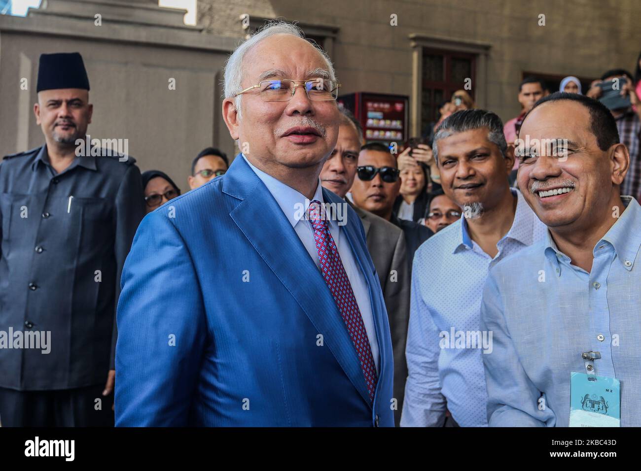 Former Malaysian Prime Minister Najib Razak is pictured at Kuala Lumpur High Court in Kuala Lumpur, Malaysia, December 3, 2019. (Photo by Mohd Daud/NurPhoto) Stock Photo