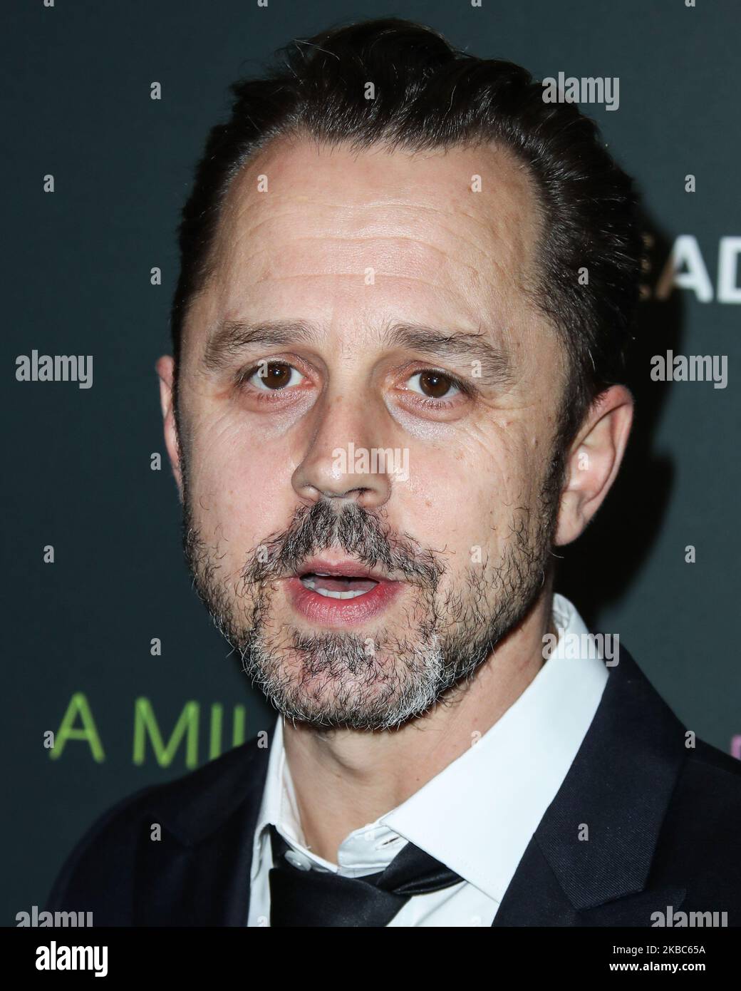 WEST HOLLYWOOD, LOS ANGELES, CALIFORNIA, USA - DECEMBER 04: Actor Giovanni Ribisi arrives at the Los Angeles Special Screening Of Momentum Pictures' 'A Million Little Pieces' held at The London Hotel West Hollywood at Beverly Hills on December 4, 2019 in West Hollywood, Los Angeles, California, United States. (Photo by Xavier Collin/Image Press Agency/NurPhoto) Stock Photo