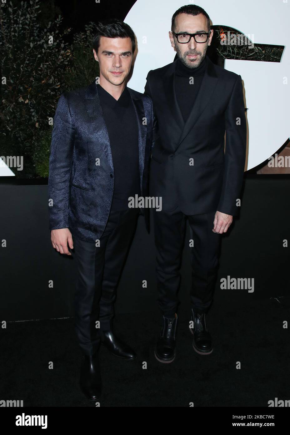WEST HOLLYWOOD, LOS ANGELES, CALIFORNIA, USA - DECEMBER 05: Finn Wittrock and Alessandro Sartori arrive at the 2019 GQ Men Of The Year Party held at The West Hollywood EDITION Hotel on December 5, 2019 in West Hollywood, Los Angeles, California, United States. (Photo by Xavier Collin/Image Press Agency/NurPhoto) Stock Photo