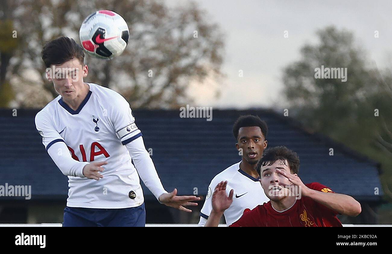 Jamie Bowden of Tottenham Hotspur scores his HatTrick during Premier