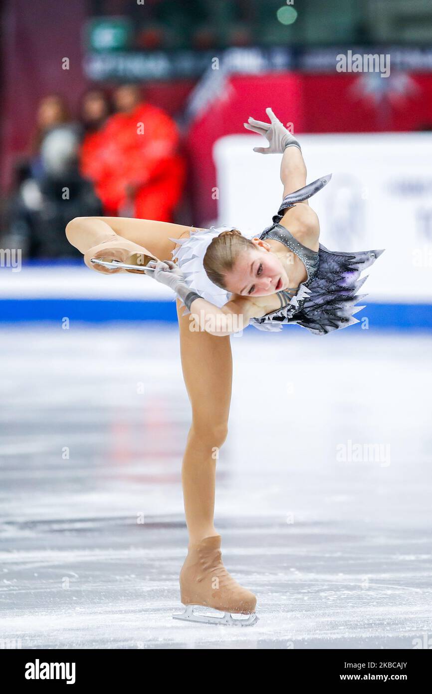 Alexandra TRUSOVA (RUS) in action during the SENIOR LADIES – Short ...