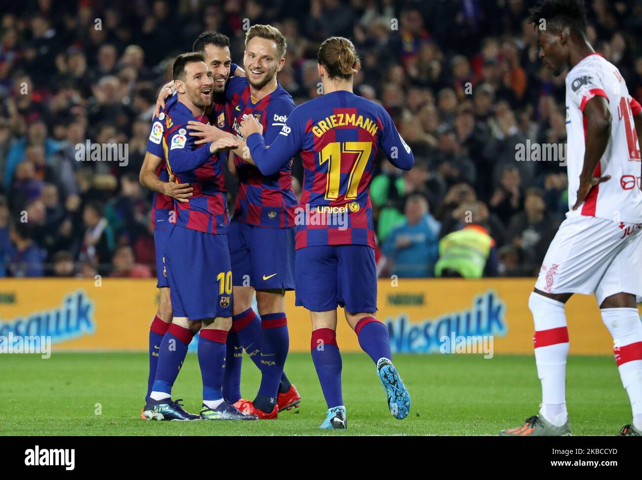 Leo messi goal hi-res stock photography and images - Alamy