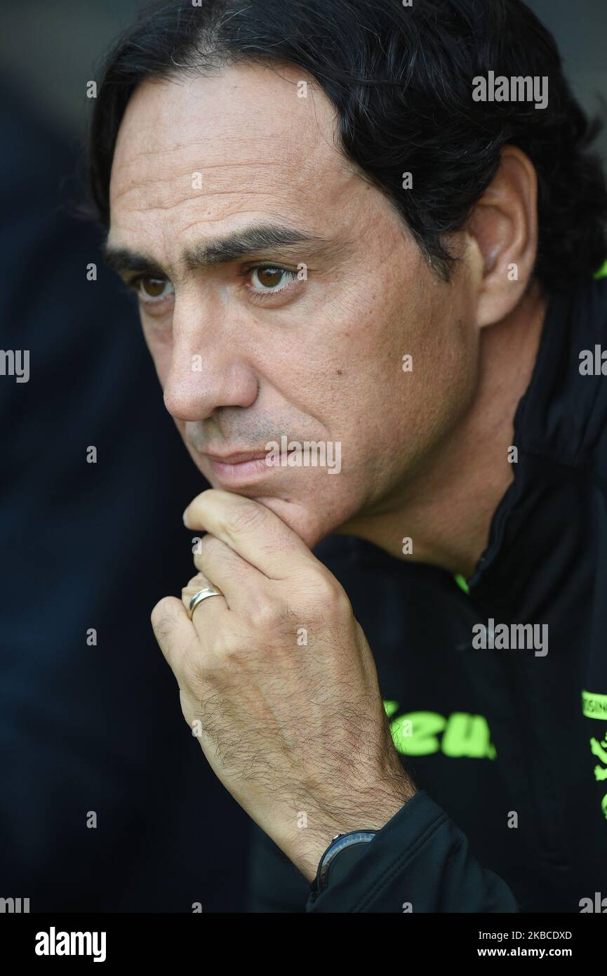 Alessandro Nesta Treinador Frosinone Durante Primeira Partida Campeonato  Italiano Futebol — Fotografia de Stock Editorial © VincenzoIzzo #464933082