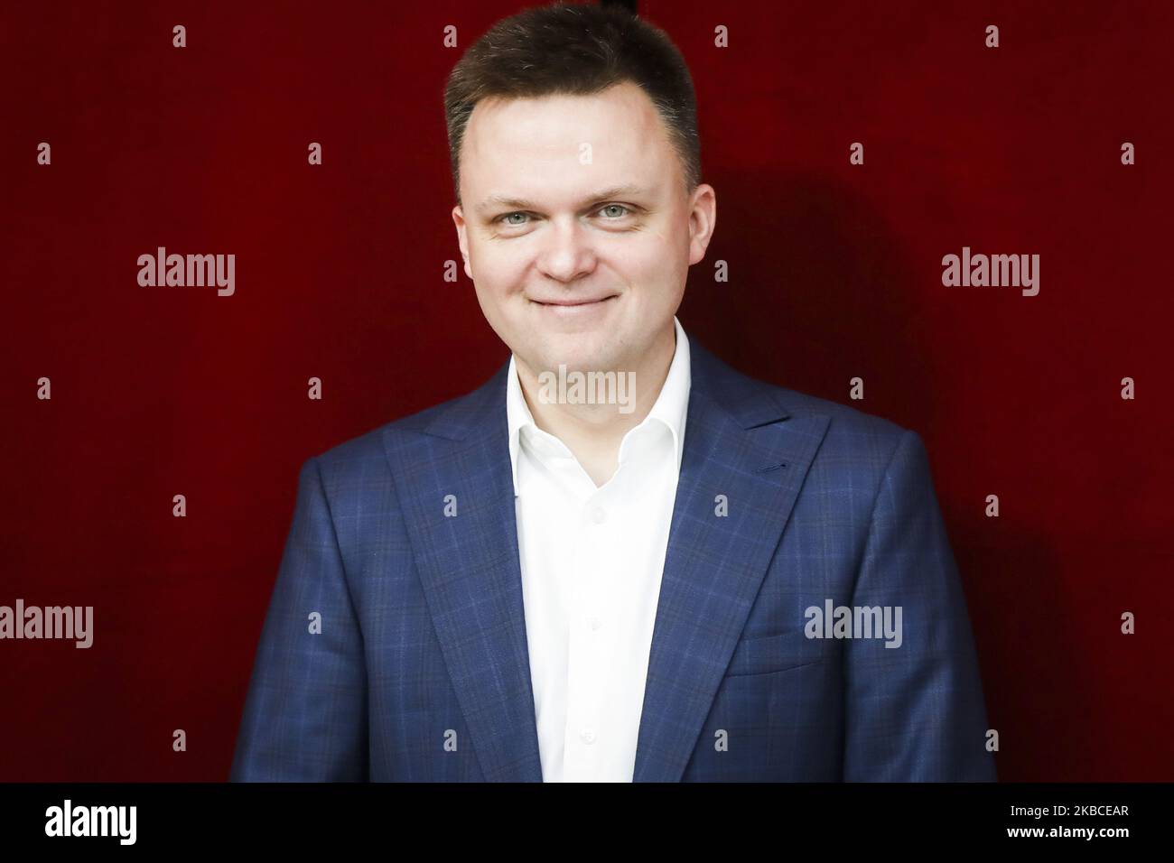 Szymon Holownia takes part in Open Eyes Economy Summit in ICE Krakow Congress Centre in Krakow, Poland, on November 20, 2019. The 43-year-old TV show host and writer known for his Catholic views, announced on Sunday, 8th December, 2019 that he will run for President of Poland in next year’s election as an independent candidate. (Photo by Beata Zawrzel/NurPhoto) Stock Photo