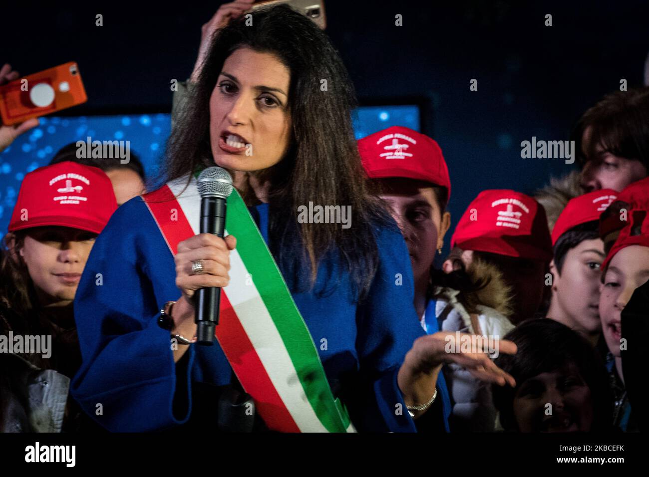 Virginia raggi attends inauguration ceremony hi-res stock photography ...