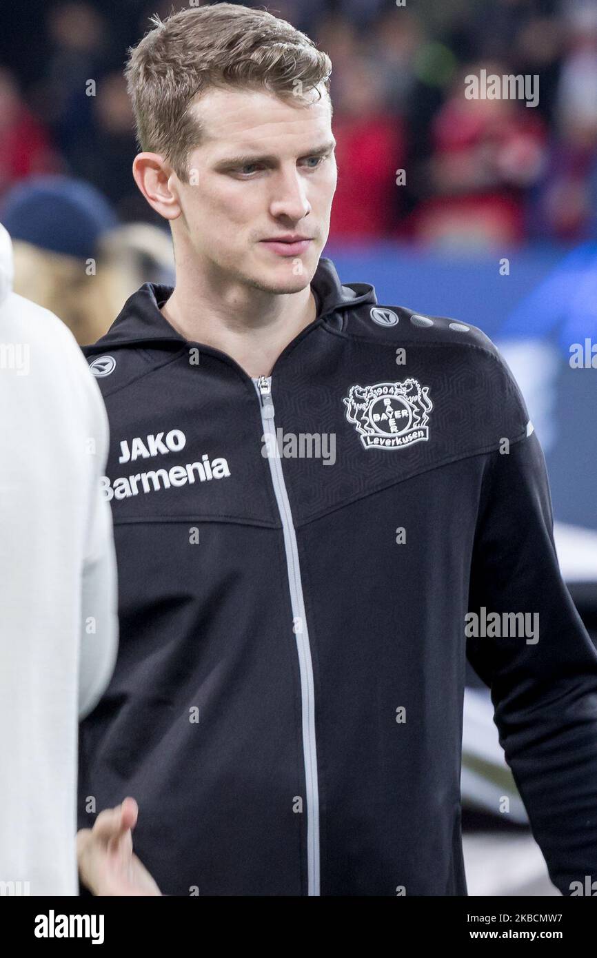 Lars Bender of Leverkusen prior to the UEFA Champions League Group D match between Bayer 04 Leverkusen and Juventus Turin at the BayArena on December 11, 2019 in Leverkusen, Germany. (Photo by Peter Niedung/NurPhoto) Stock Photo