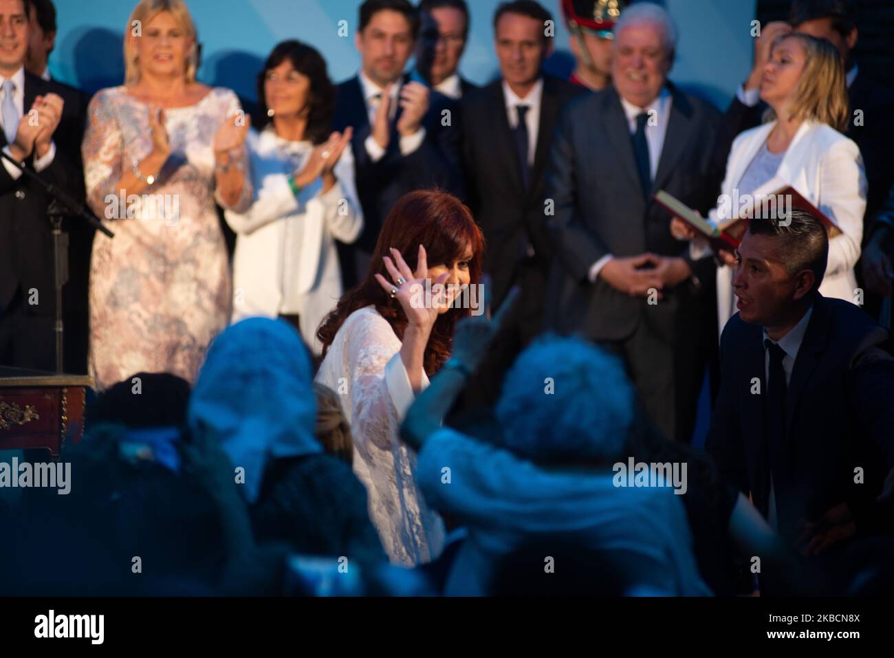Cristina Kirchner during the Presidential Inauguration Ceremony at National Congress on December 10, 2019 in Buenos Aires, Argentina. (Photo by Mario De Fina/NurPhoto) Stock Photo