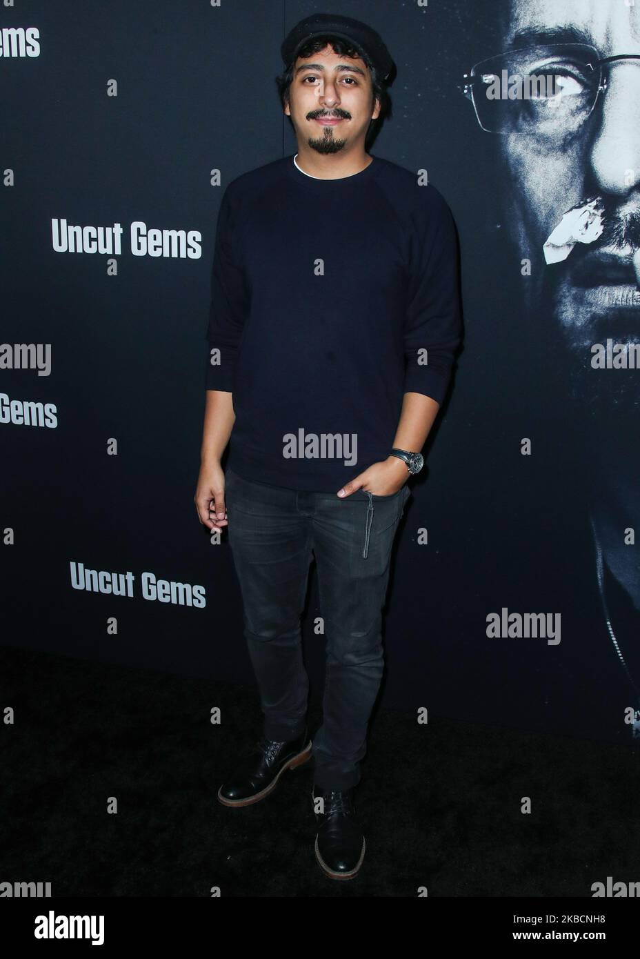 HOLLYWOOD, LOS ANGELES, CALIFORNIA, USA - DECEMBER 11: Actor Tony Revolori arrives at the Los Angeles Premiere Of A24's 'Uncut Gems' held at the ArcLight Cinerama Dome on December 11, 2019 in Hollywood, Los Angeles, California, United States. (Photo by Xavier Collin/Image Press Agency/NurPhoto) Stock Photo