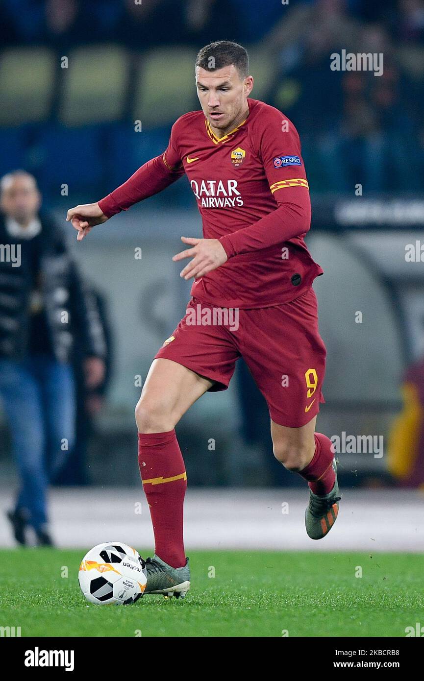 Edin Dzeko of AS Roma during the UEFA Europa League match between AS ...