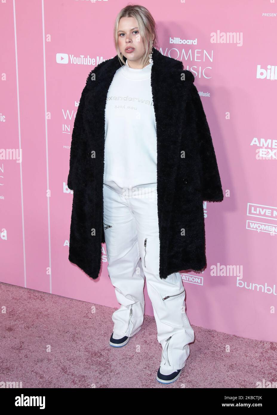 HOLLYWOOD, LOS ANGELES, CALIFORNIA, USA - DECEMBER 12: Singer Saygrace arrives at the 2019 Billboard Women In Music Presented By YouTube Music held at the Hollywood Palladium on December 12, 2019 in Hollywood, Los Angeles, California, United States. (Photo by Xavier Collin/Image Press Agency/NurPhoto) Stock Photo