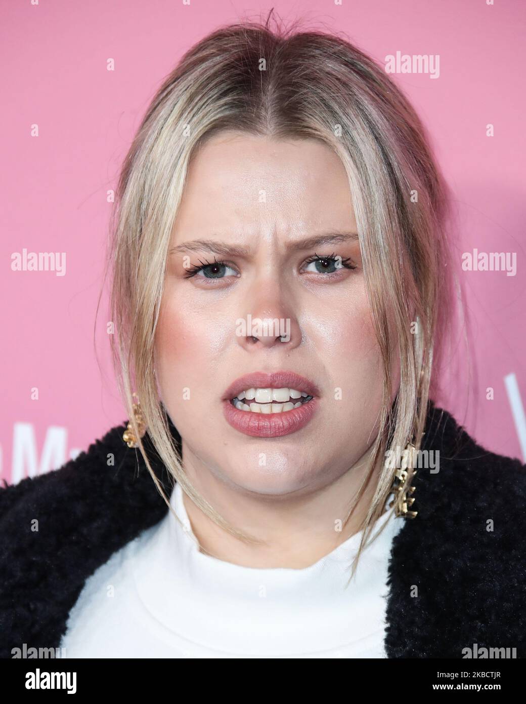 HOLLYWOOD, LOS ANGELES, CALIFORNIA, USA - DECEMBER 12: Singer Saygrace arrives at the 2019 Billboard Women In Music Presented By YouTube Music held at the Hollywood Palladium on December 12, 2019 in Hollywood, Los Angeles, California, United States. (Photo by Xavier Collin/Image Press Agency/NurPhoto) Stock Photo