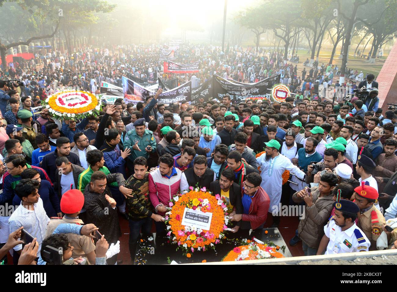 Bangladeshis peoples pay tribute to the martyred intellectuals at the ...