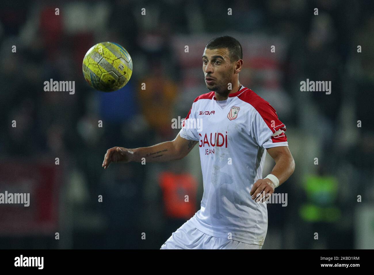 Saber Hraiech during the Serie C match between Carpi and Sambenedettese at  Stadio Sandro Cabassi on December 15, 2019 in Carpi, Italy. (Photo by  Emmanuele Ciancaglini/NurPhoto Stock Photo - Alamy