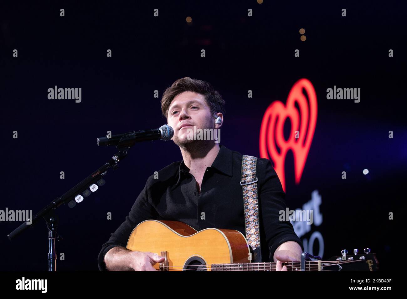 Niall Horan performs during 99.5's iHeartRadio Jingle Ball 2019 at Capital One Arena in Washington, D.C. on Monday, December 16, 2019. (Photo by Cheriss May) (Photo by Cheriss May/NurPhoto) Stock Photo