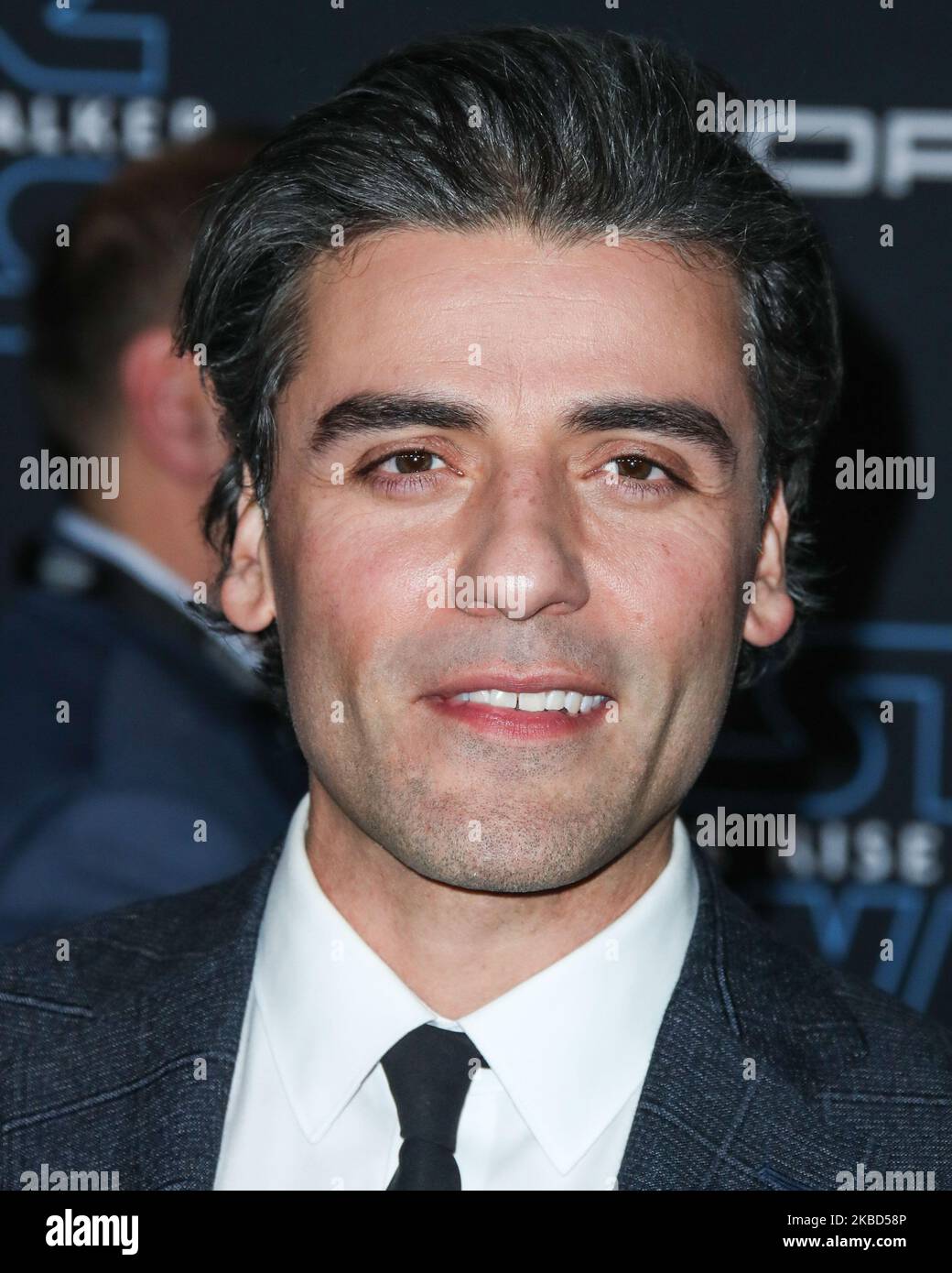 HOLLYWOOD, LOS ANGELES, CALIFORNIA, USA - DECEMBER 16: Actor Oscar Isaac arrives at the World Premiere Of Disney's 'Star Wars: The Rise Of Skywalker' held at the El Capitan Theatre on December 16, 2019 in Hollywood, Los Angeles, California, United States. (Photo by Xavier Collin/Image Press Agency/NurPhoto) Stock Photo