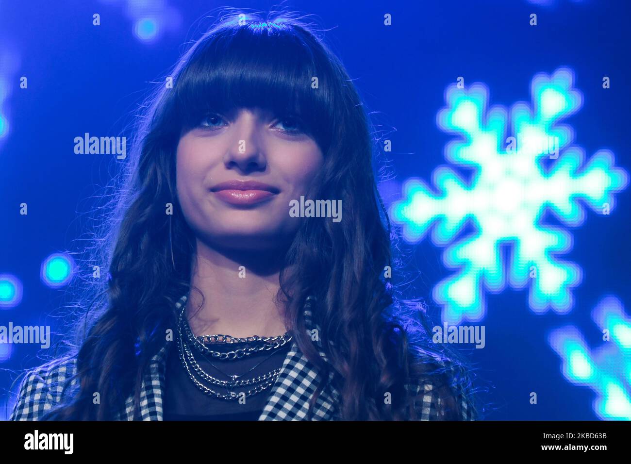 Viki Gabor Wiktoria 'Viki' Gabor (age 12), a young Polish singer, winner of the Junior  Eurovision Song Contest 2019, during the 2019 edition of Siemacha Christmas  Carols evening. On Sunday, December 15, in Krakow,