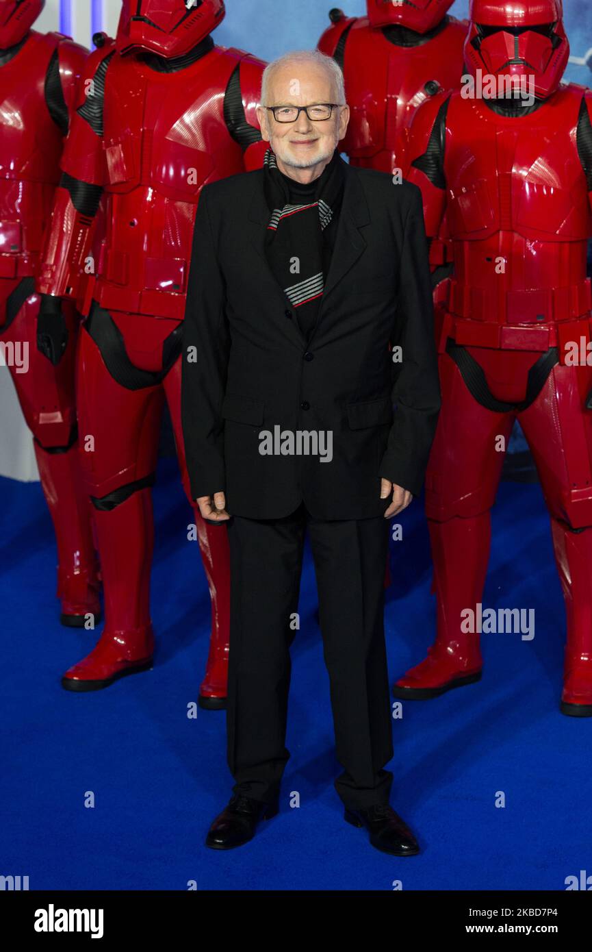 Ian McDiarmid attends the European film premiere of 'Star Wars: The Rise of Skywalker' at Cineworld Leicester Square on 18 December, 2019 in London, England. (Photo by WIktor Szymanowicz/NurPhoto) Stock Photo