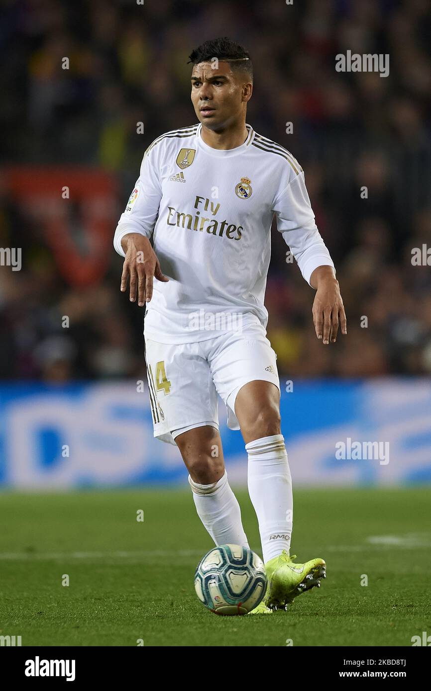 Casemiro Of Real Madrid Controls The Ball During The Liga Match Between casemiro-of-real-madrid-controls-the-ball-during-the-liga-match-between