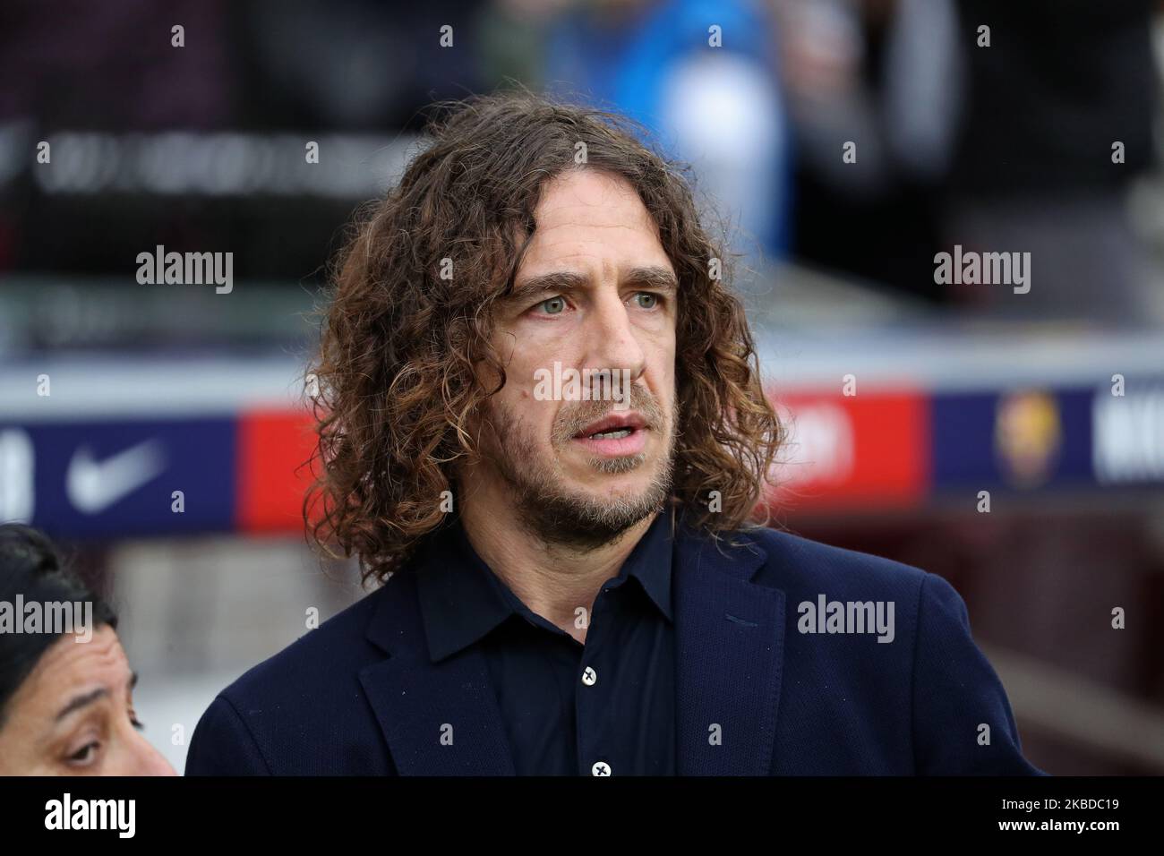 Carles Puyol during the match between FC Barcelona and Deportivo Alaves, corresponding to the week 18 of the Liga Santander, played at the Camp Nou Stadium, on 21th December 2019, in Barcelona, Spain. -- (Photo by Urbanandsport/NurPhoto) Stock Photo