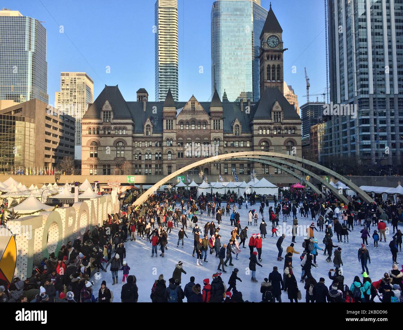 Nathan phillips square toronto december hi-res stock photography and ...