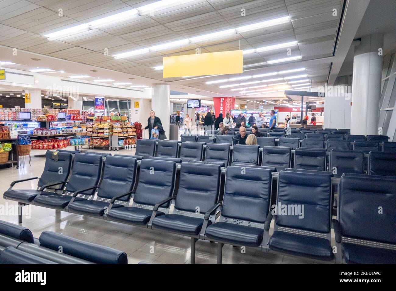 Inside the gate hall area of Terminal 1 waiting rooms gates seats Inside the gate hall area of Terminal 1 waiting rooms gates seats