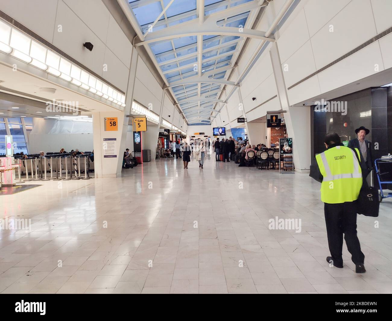 Inside the gate hall area of Terminal 1 waiting rooms gates seats Inside the gate hall area of Terminal 1 waiting rooms gates seats