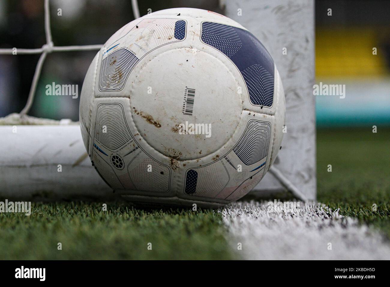 A general view of a Jako match ball during the Vanarama National League  North match at Horsfall Stadium, Bradford Stock Photo - Alamy
