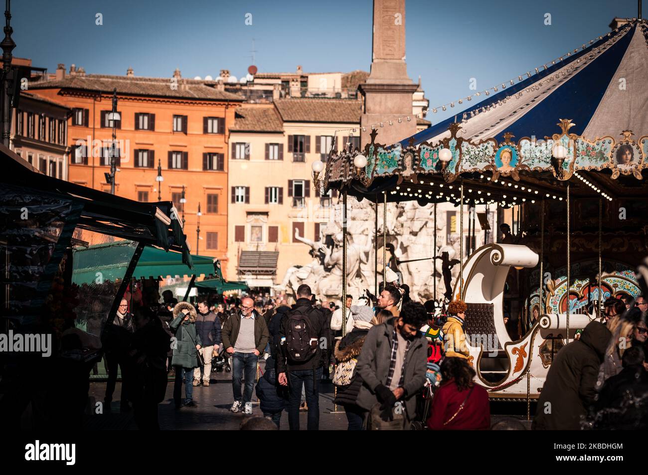 Italy Rome La Befana Piazza Navona Stock Photo - Alamy