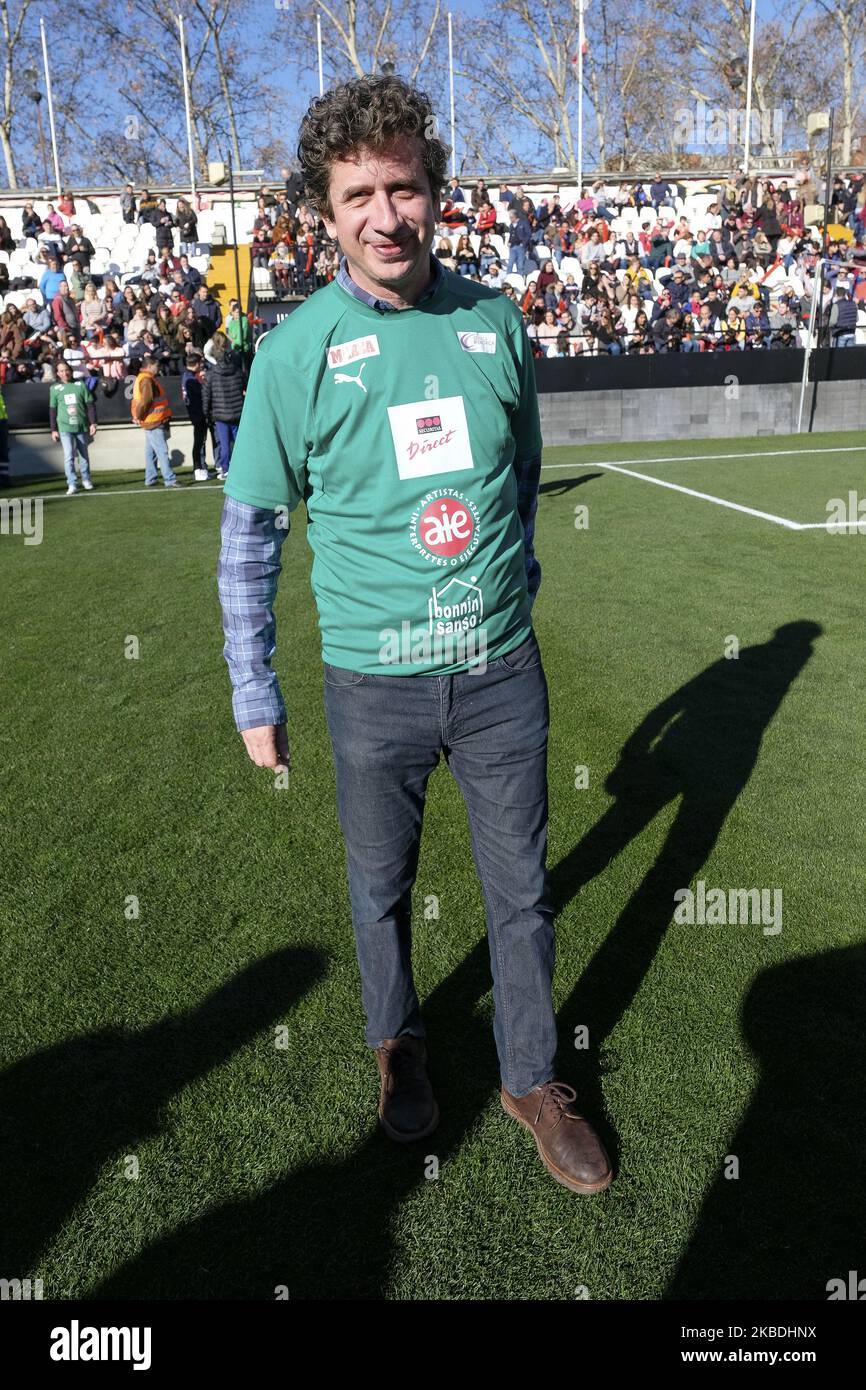 Gabino Diego attends the Charity Football Party for the PRODIS Foundation between Artists and Celebrities in Madrid. December 28, 2019 Spain (Photo by Oscar Gonzalez/NurPhoto) Stock Photo