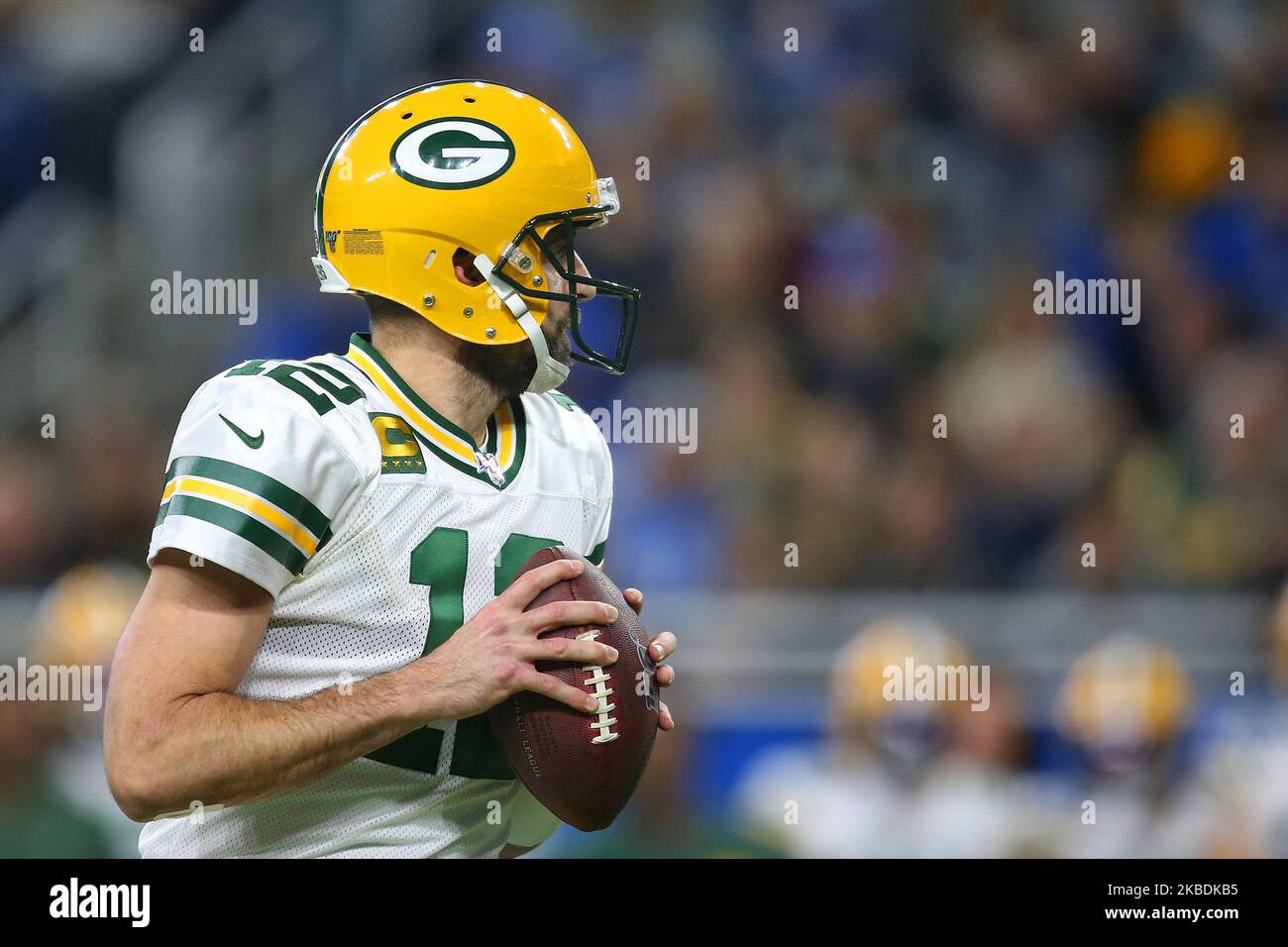 Aaron rodgers packers in green jersey] hi-res stock photography and images  - Alamy