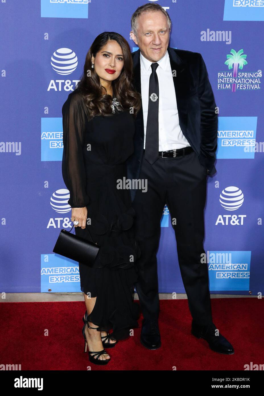 Salma Hayek Cozies Up to Husband Francois-Henri Pinault at Spirit Awards  2018: Photo 4043132, 2018 Independent Spirit Awards, Francois Henri  Pinault, Independent Spirit Awards, Salma Hayek Pinault Photos