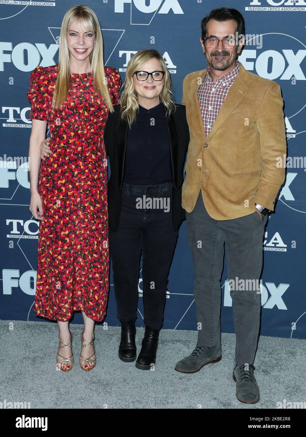 PASADENA, LOS ANGELES, CALIFORNIA, USA - JANUARY 07: Amy Poehler, Ty ...