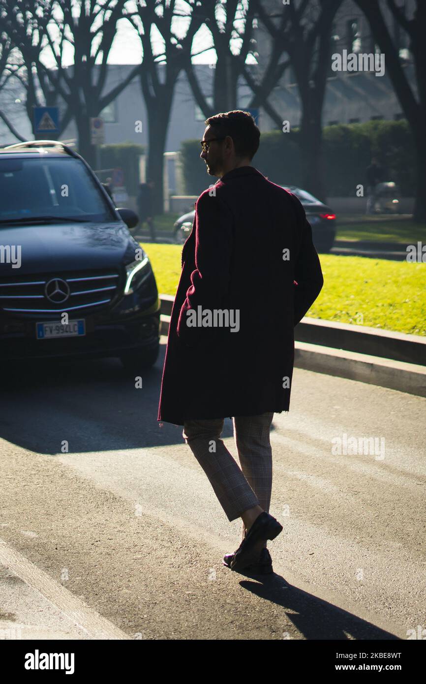 Milan men fashion week hi-res stock photography and images - Alamy