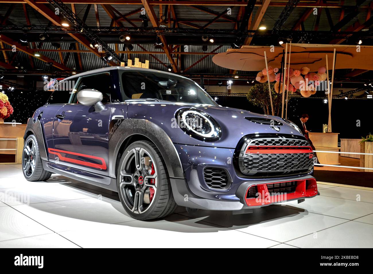 Mini thrill maximised john cooper works hires stock photography and