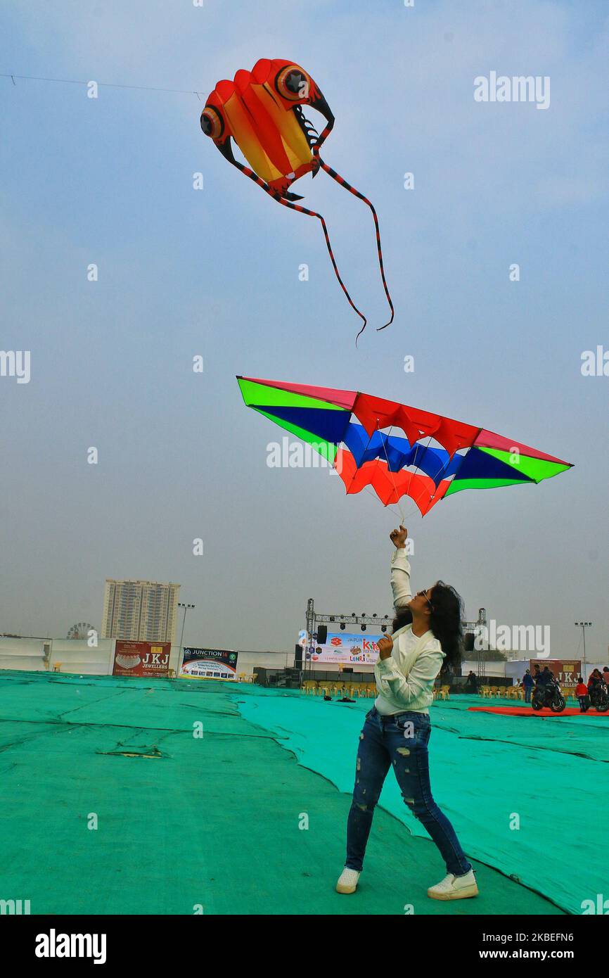 Kites jaipur hires stock photography and images Alamy