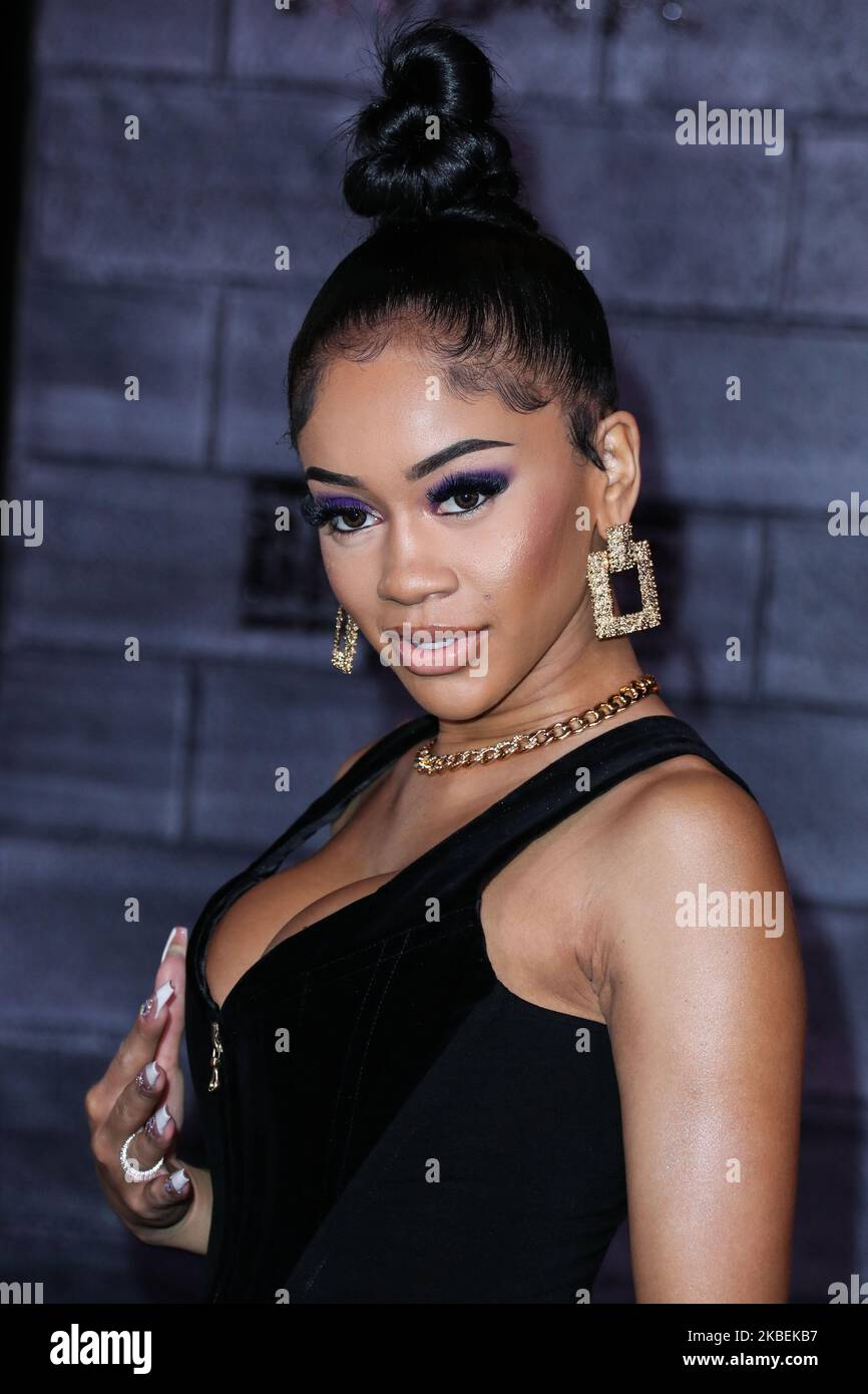 HOLLYWOOD, LOS ANGELES, CALIFORNIA, USA - JANUARY 14: Rapper Saweetie ...