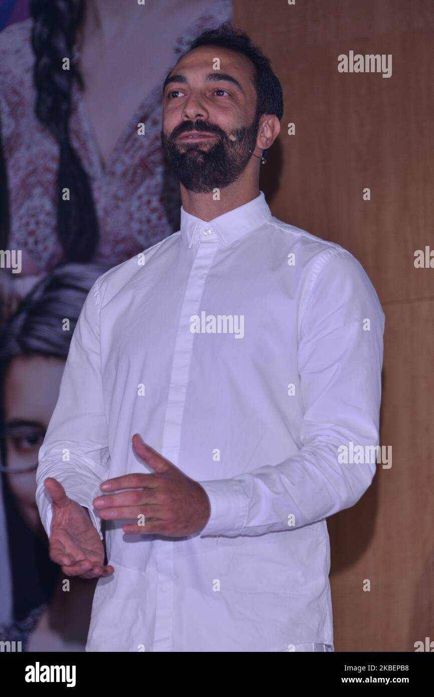 Axel Ricco speaks during the launch of 