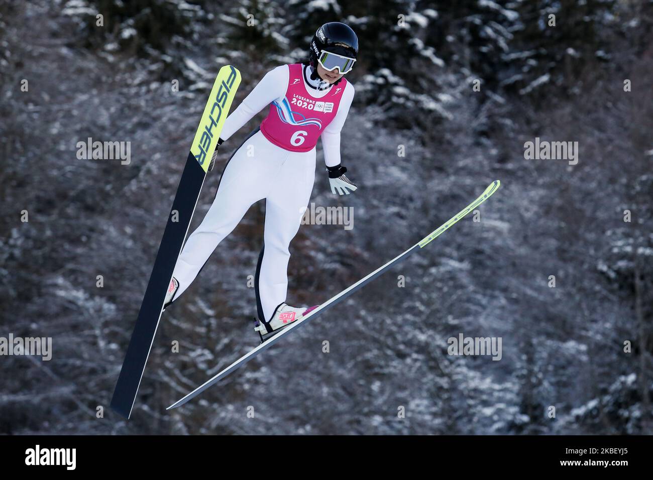 AEKLE Anna from Germany competes in Ski Jumping: Women's Individual ...